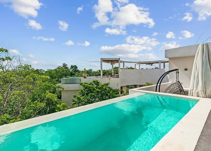 7 Bdr Luxury Villa, Tulum's Infinity Pool, Near * Tulum