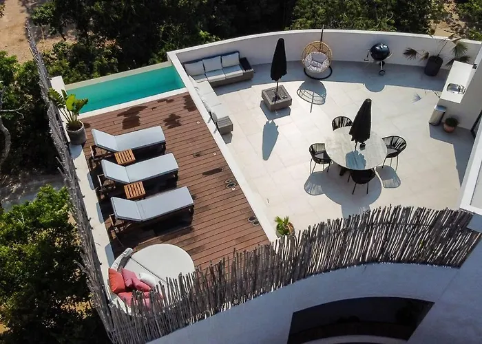 7 Bdr Luxury Villa, Tulum's Infinity Pool, Near Tulum