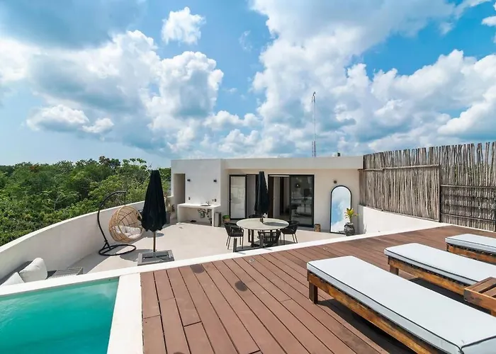7 Bdr Luxury Villa, Tulum's Infinity Pool, Near * Tulum